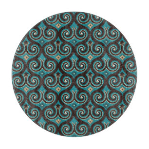 Ost-Arabesque: Elegantes Nahtloses Ornament. Schneidebrett