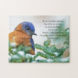 Ost-Bluebird-Puzzle mit Eisdecke
