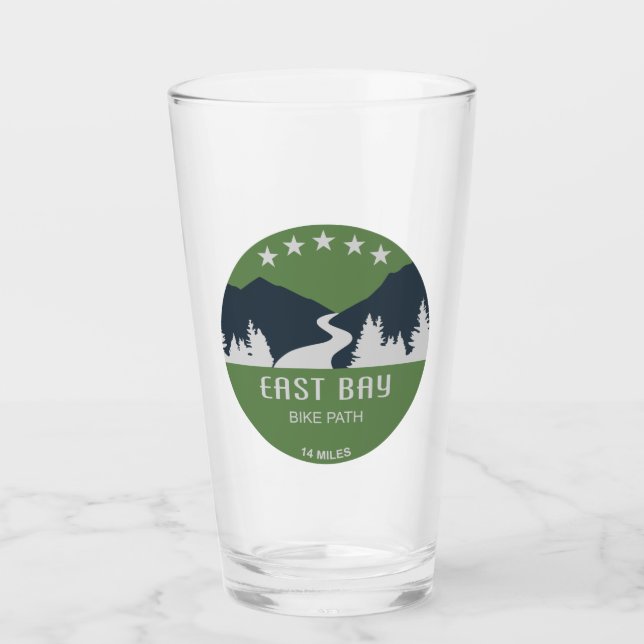 Ost-Bucht-Radweg Glas (Vorderseite)
