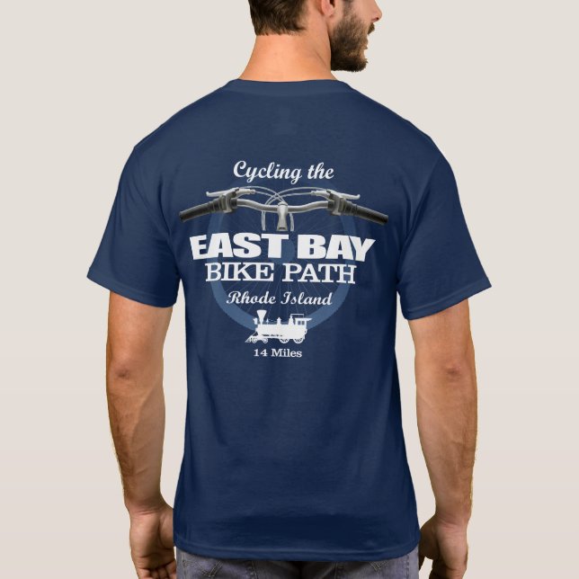 Ost-Bucht-Radweg (H2) T-Shirt (Rückseite)