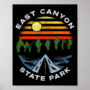 Ost-Canyon-State-Park Utah Berge Wald Poster