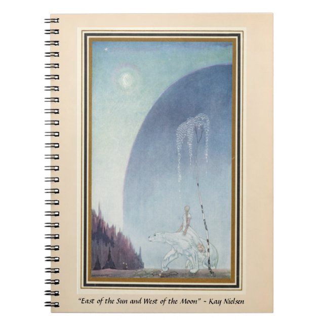 Ost der Sonne und westlich des Mondes BEAR Notizblock (Vorderseite)