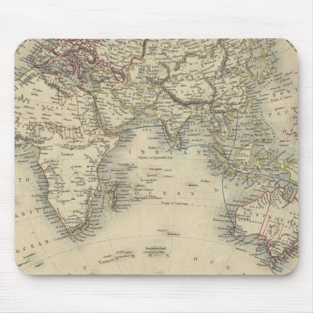 Ost-Hemisphäre 4 Mousepad (Vorne)