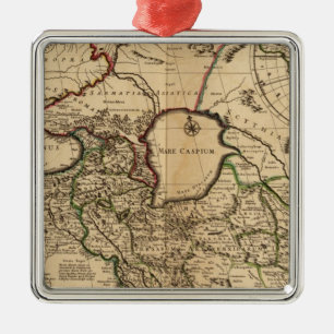 Ost-Hemisphäre und Rom Silbernes Ornament