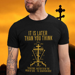 Ost-Orthodox Fr. Seraphim Rose Cross Gift T-Shirt