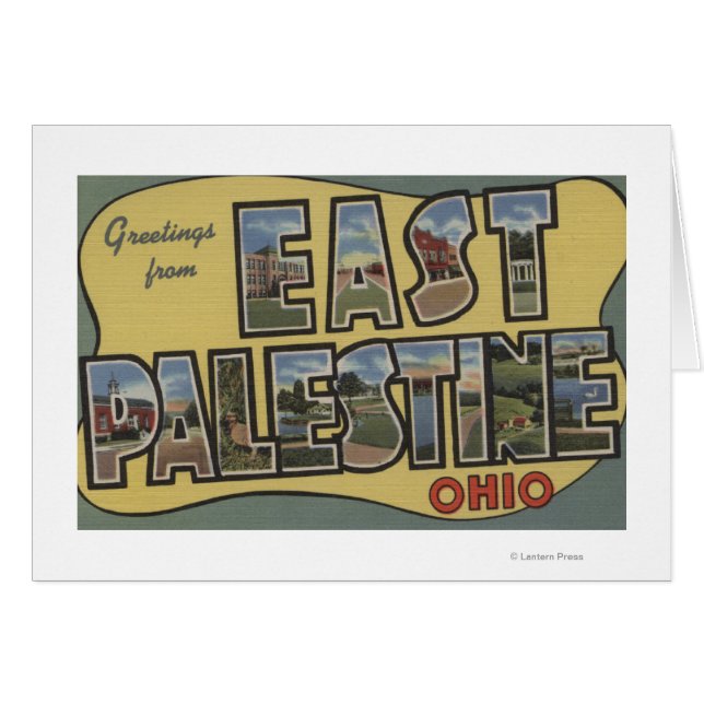 Ost-Palästina, Ohio - Große Briefmarkenszenen (Vorderseite (Horizontal))
