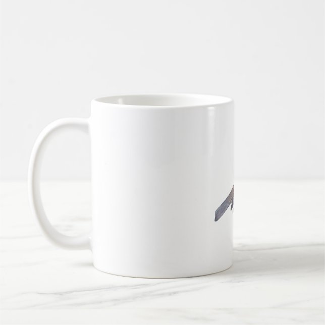 Ost-Phoebe-Aquarellvogelarten Kaffeetasse (Links)