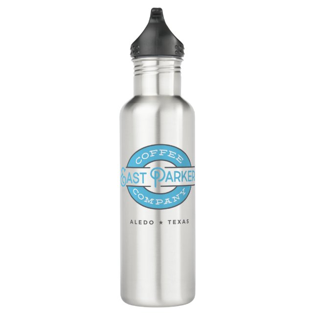 Ost"Retro" 24 rostfreie Flasche Unze Parker Edelstahlflasche (Rechts)