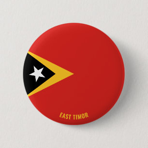 Ost-Timor-Flagge Charming Patriotic Button