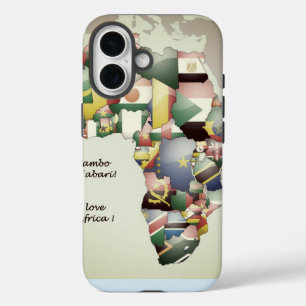 Ost-West-Süd-Zentralafrika Liebe iPhone 16 Hülle