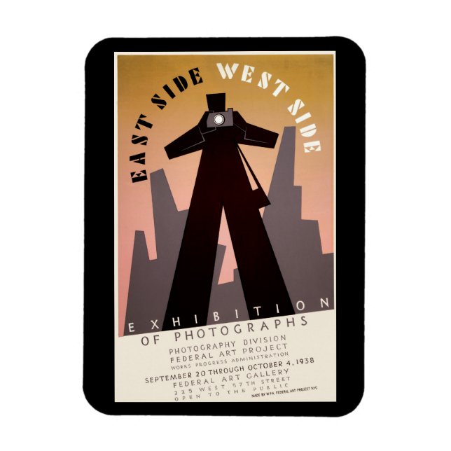 Ost ~ Westseite Magnet (Vertikal)