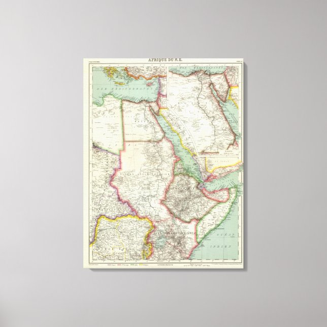 Ostafrika 2 leinwanddruck (Vorderseite)