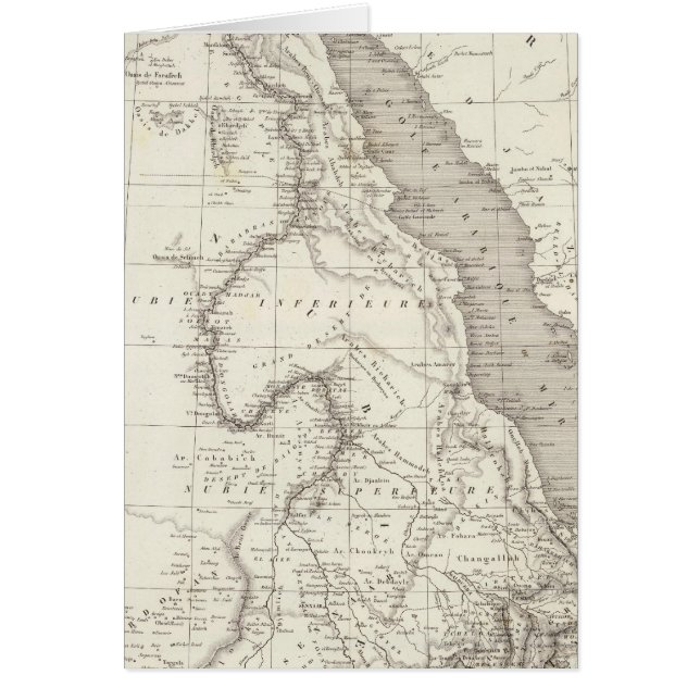 Ostafrika-Karte (Vorne)