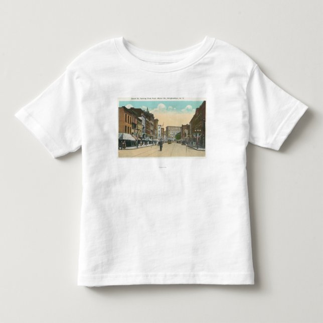 Ostansicht der Gerichts-Straße von der Kleinkind T-shirt (Vorderseite)