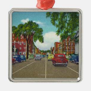 Ostansicht von Genesee Straße Ornament Aus Metall
