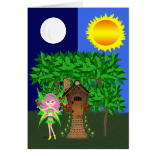 Ostara, la déesse de la faune de la carte de print