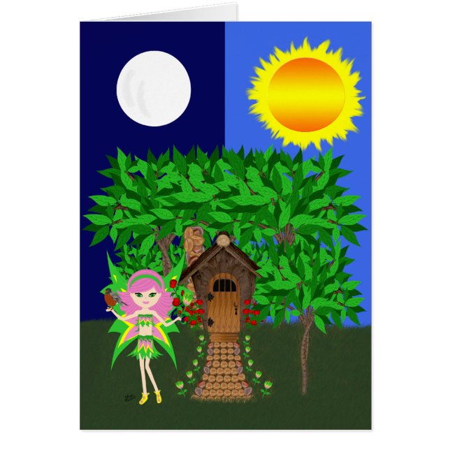 Ostara, la déesse de la faune de la carte de print (Devant)