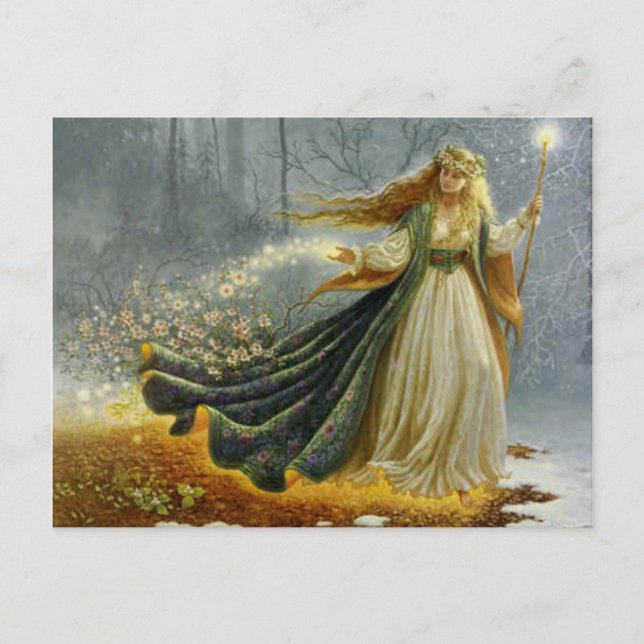 Ostara Postkarte (Vorderseite)