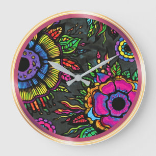 OSTARA: Primal Surge- Deluxe Maximalist Wanduhr