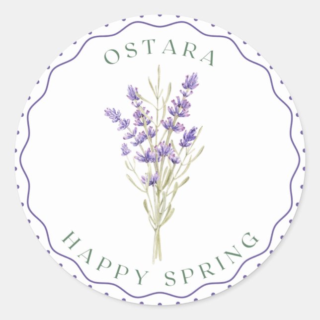 Ostara, Spring Equinox, klassischer Rundaufkleber Runder Aufkleber (Vorderseite)