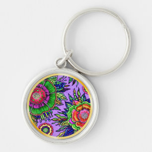 OSTARA : Violet Mystique - Porte-clés d'art maxima