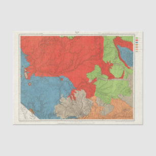 Ostarizona und Western New-Mexiko Seidenpapier