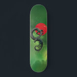 Ostasiatischer Drachennebel Skateboard<br><div class="desc">Dieses Design kann personalisiert werden, indem Sie die Option Anpassen auswählen, um Text hinzuzufügen oder andere Änderungen vorzunehmen. Wenn dieses Produkt die Möglichkeit hat, das Design auf einen anderen Gegenstand zu übertragen, stellen Sie bitte sicher, dass das Design bei Bedarf angepasst wird. Kontaktieren Sie mich unter colorflowcreations@gmail.com , wenn Sie...</div>