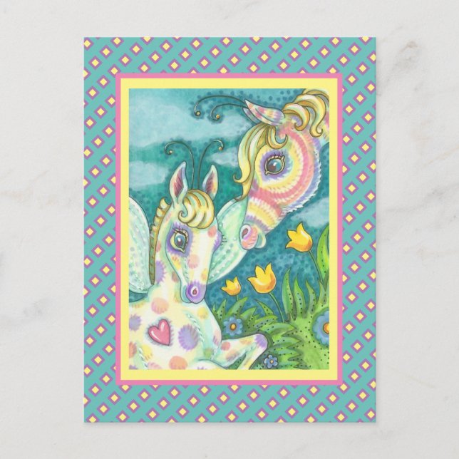 OSTBABY, FRÜHJAHR, FAIRY FILLCARD POSTKARTE (Vorderseite)