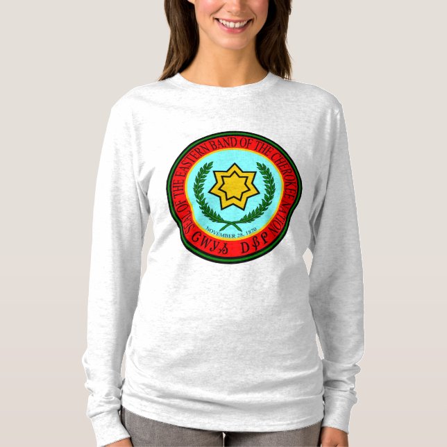 Ostband des Cherokee Siegels T-Shirt (Vorderseite)