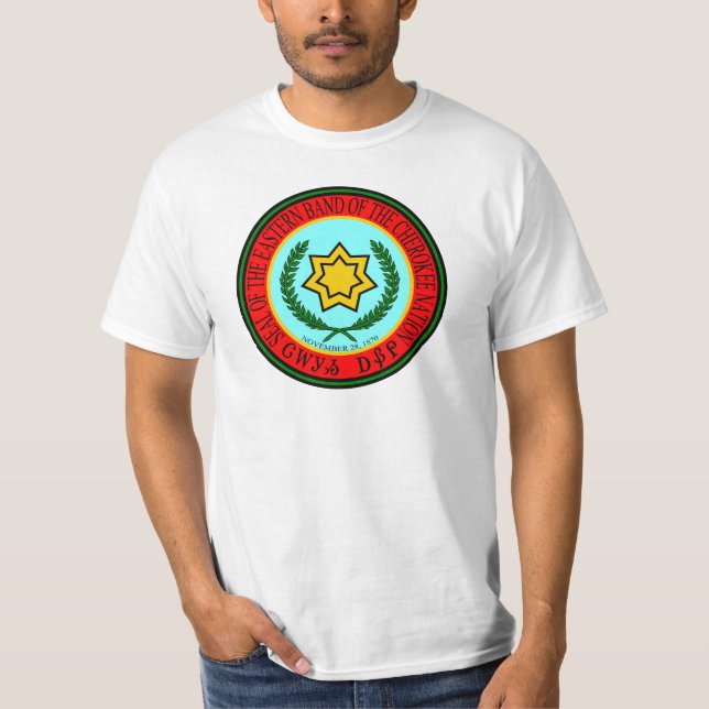Ostband des Cherokee Siegels T-Shirt (Vorderseite)
