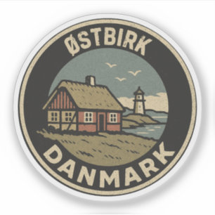 Østbirk, Dänemark Danmark  Aufkleber