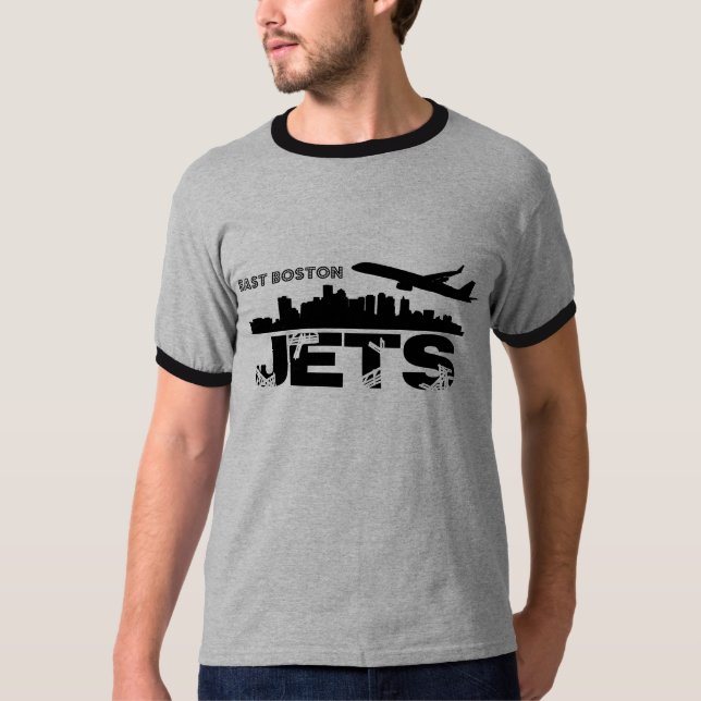 Ostboston spritzt T T-Shirt (Vorderseite)