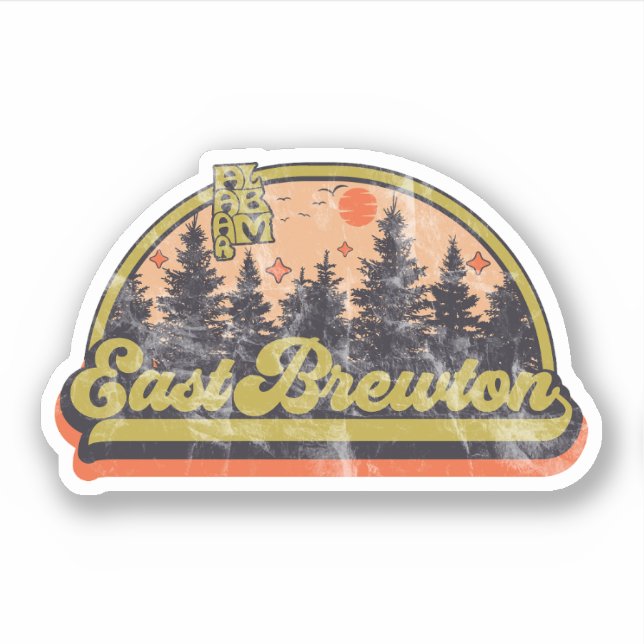 Ostbrewton, Alabama Aufkleber (Vorderseite)