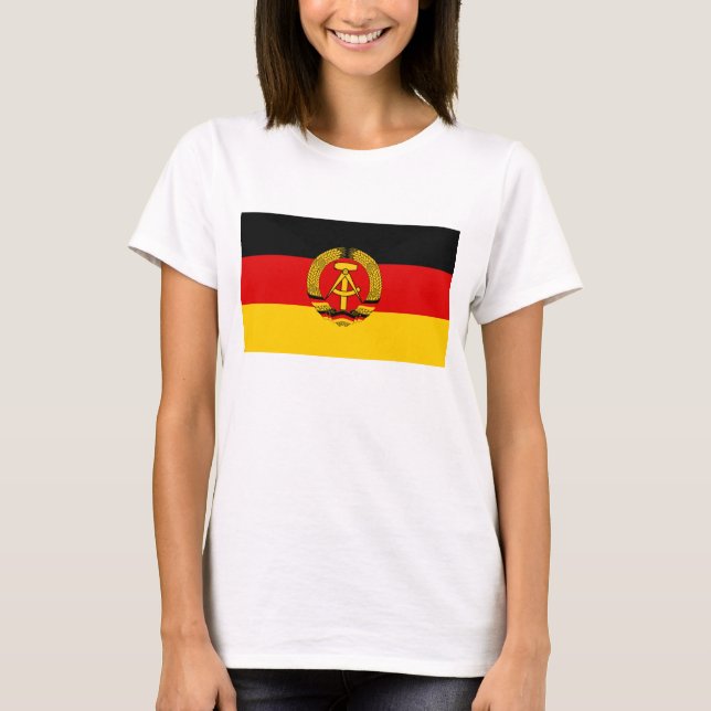 Ostdeutsche Flagge T-Shirt (Vorderseite)
