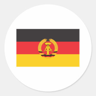 Ostdeutschland-Flagge Runder Aufkleber