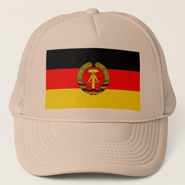 Ostdeutschland, Flagge Truckerkappe (Vorderseite)