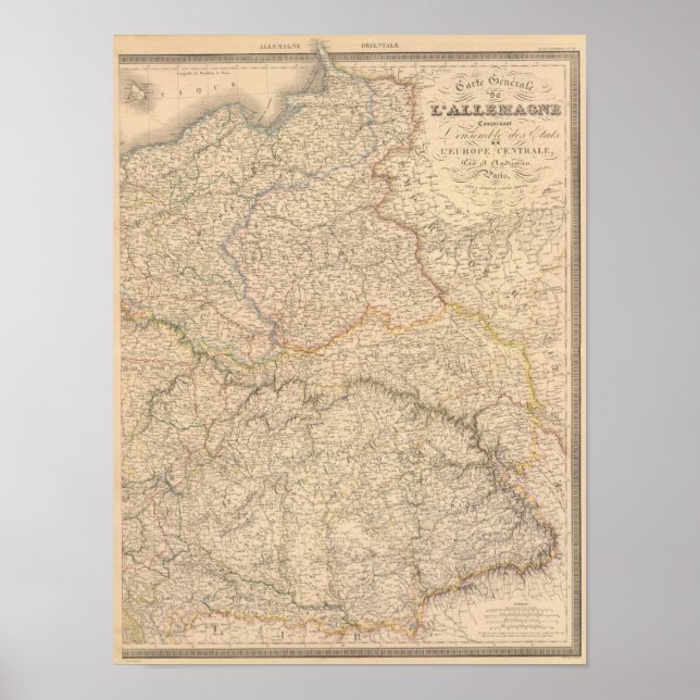 Ostdeutschland Poster (Vorne)