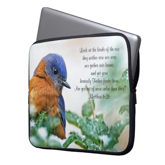 Ostdrossel-Neopren-Laptop-Hülse Laptopschutzhülle (Vorderseite Links)