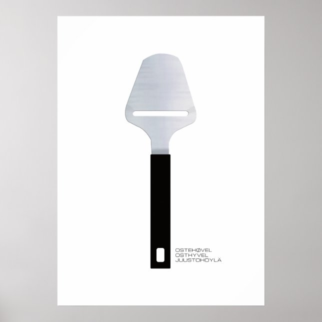 Ostehøvel, Osthyvel, Juustohöylä aka Cheese Slicer Poster (Vorne)