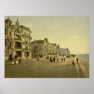 Ostende - der Damm Poster