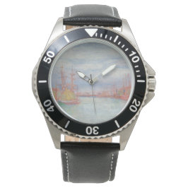 Ostende Harbor von James Ensor (1900) Armbanduhr