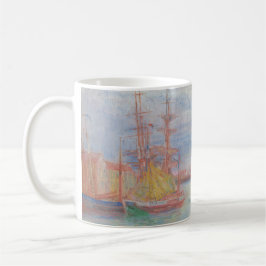 Ostende Harbor von James Ensor (1900) Kaffeetasse