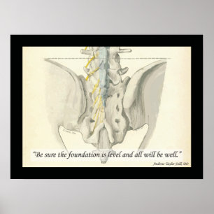 Osteopathic Grundlagen-Zitat durch A.T. Noch Poster