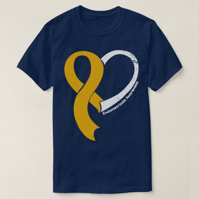 Osteosarcoma Awareness Hope Liebe Herz Ribbon Happ T-Shirt (Design vorne)