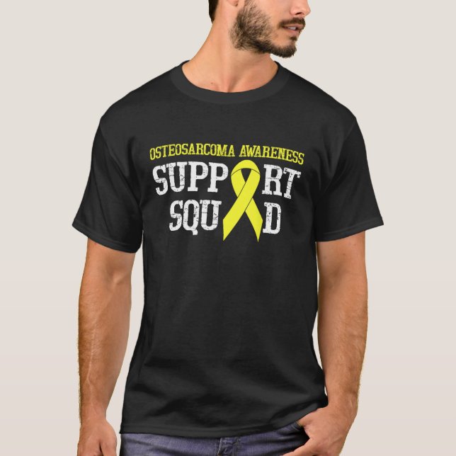 Osteosarcoma Unterstützung Osteosarcoma Krieger, d T-Shirt (Vorderseite)