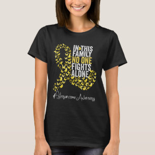 Osteosarkom Aufklärung Monat Gelbe Schleife T-Shirt