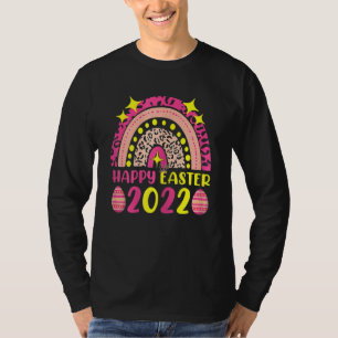 Oster 2022 Regenbogen T- Niedlich Happy Oaster 202 T-Shirt