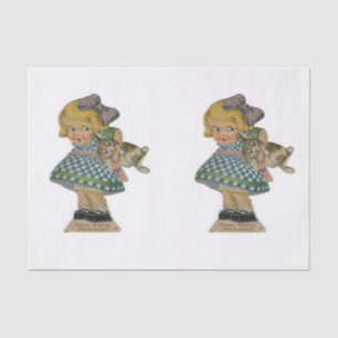 Oster aus dekorativem Papierpapier Seidenpapier