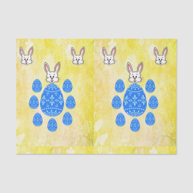 Oster aus dekorativem Papierpapier Seidenpapier (Vorderseite)