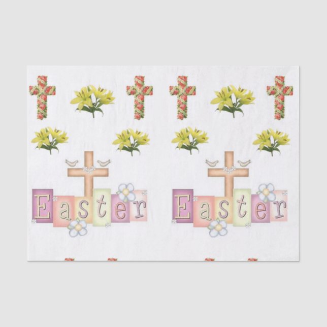 Oster aus dekorativem Papierpapier Seidenpapier (Vorderseite)